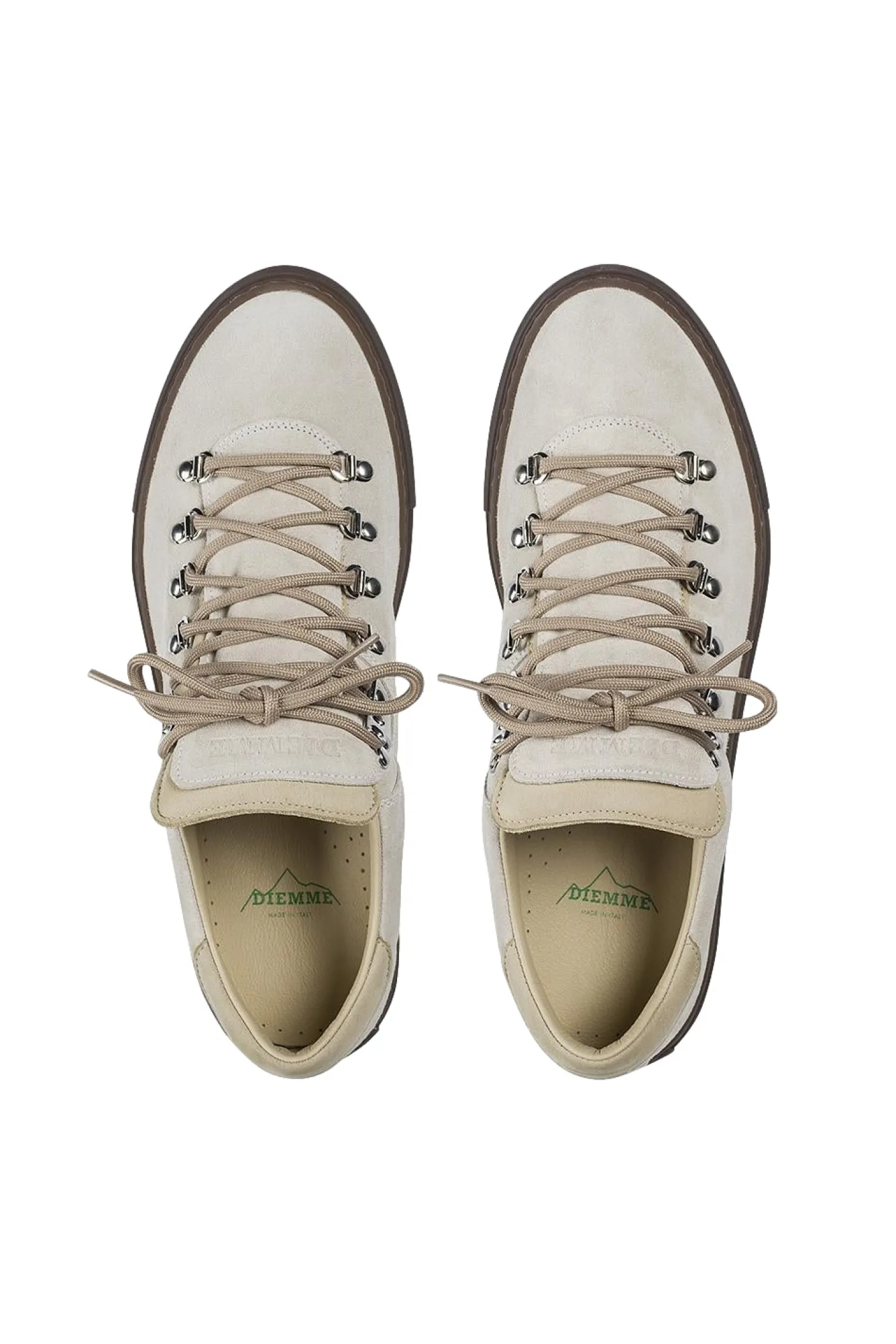 Diemme Marostica Low Almond Granita Suede Sko Off-White