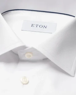 Eton 3000 Contemporary White Signature Twill Shirt Skjorte Hvit