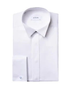 Eton 3000 Slim Evening Wing Collar Skjorte Hvit