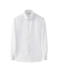 Eton 3000 Slim White Signature Twill Shirt Skjorte Hvit