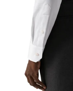 Eton 3000 Super Slim White Signature Twill Shirt Skjorte Hvit