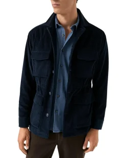 Eton Dark Wash Denim Stretch Shirt Skjorte Denim