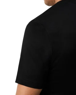 Eton Filo di Scozia T-shirt T-shirt Sort