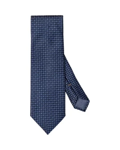 Eton Floral Woven Silk Tie Slips Kongeblå