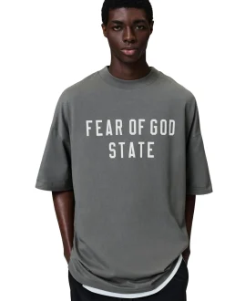 Fear of God Essentials 90S Fit T-Shirt T-shirt Grå Grønn