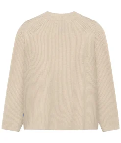 Garment Project Boxy Wool Knit Bone Genser Beige