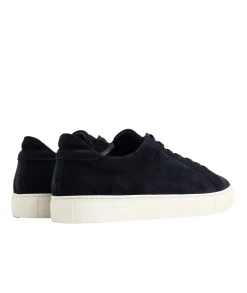 Garment Project Premium Low Navy Suede Sko Marine