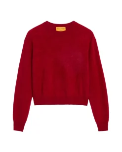 Guest In Residence Grizzly Crew Genser Mørkerød