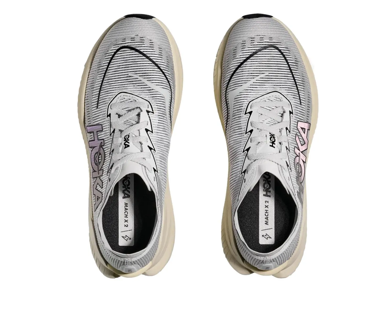 HOKA U MACH X 2 Sko Lysegrå