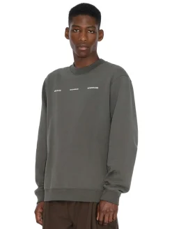 Holzweiler Duke National Crew Genser Vasket Sort