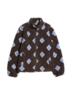 Holzweiler Fossekall Fleece Jacket Jakke Brun Mønster