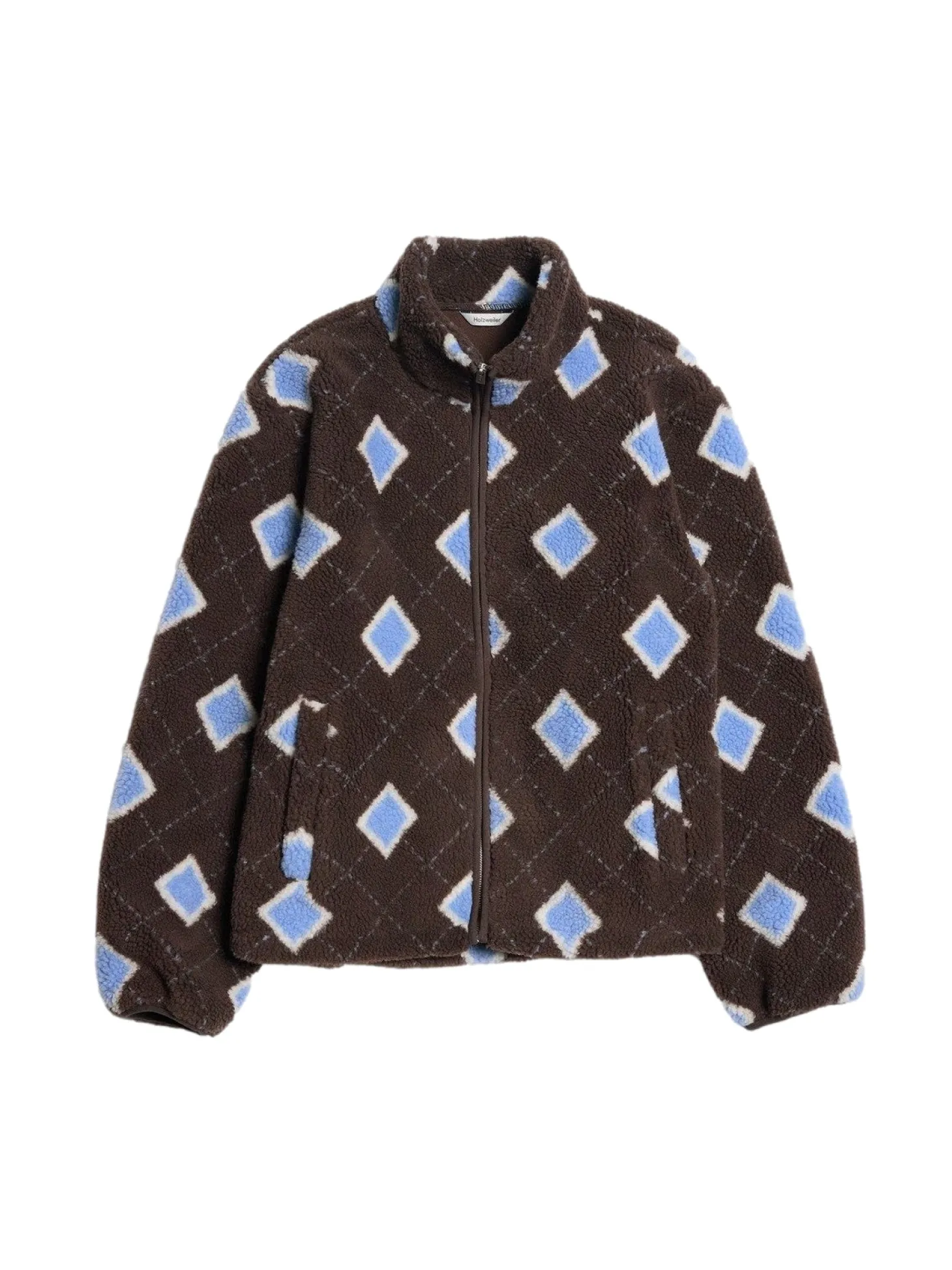 Holzweiler Fossekall Fleece Jacket Jakke Brun Mønster