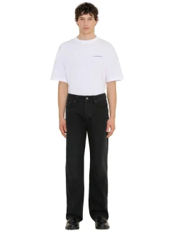 Holzweiler M Straight Jeans Jeans Vasket Sort