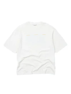 Holzweiler Ranger National Tee T-shirt Hvit Og Gul