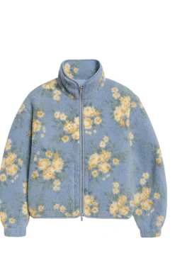 Holzweiler Rype Fleece Jacket Jakke Blå Mønster