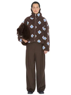 Holzweiler Rype Fleece Jacket Jakke Brun Mønster