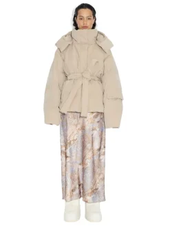 Holzweiler Steilia Brushed Down Jkt Jakke Beige