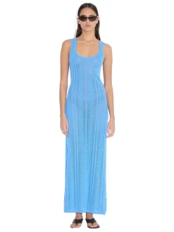 Holzweiler Tine Crochet Dress Kjole Blå