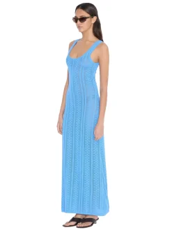 Holzweiler Tine Crochet Dress Kjole Blå
