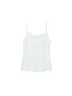 Julie Josephine Tinki Rib Top T-shirt Hvit