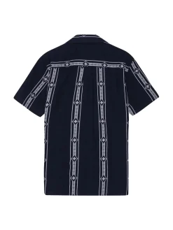 Libertine Libertine Cave Skjorte Hvit Og Blå