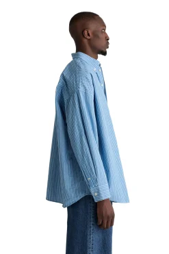 Livid Aiden Skjorte Hvit Og Blå