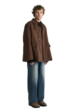 Livid Gill Brown Wax Jakke Brun