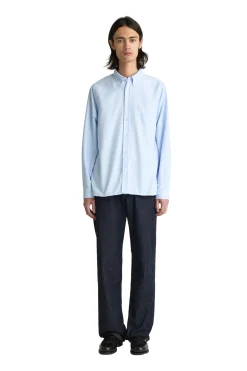 Livid Initial Celeste Ox Skjorte Lyseblå