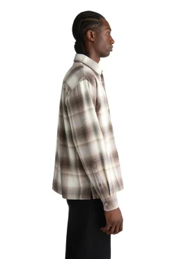 Livid Lefty Brown Check Skjorte Brun Mønster