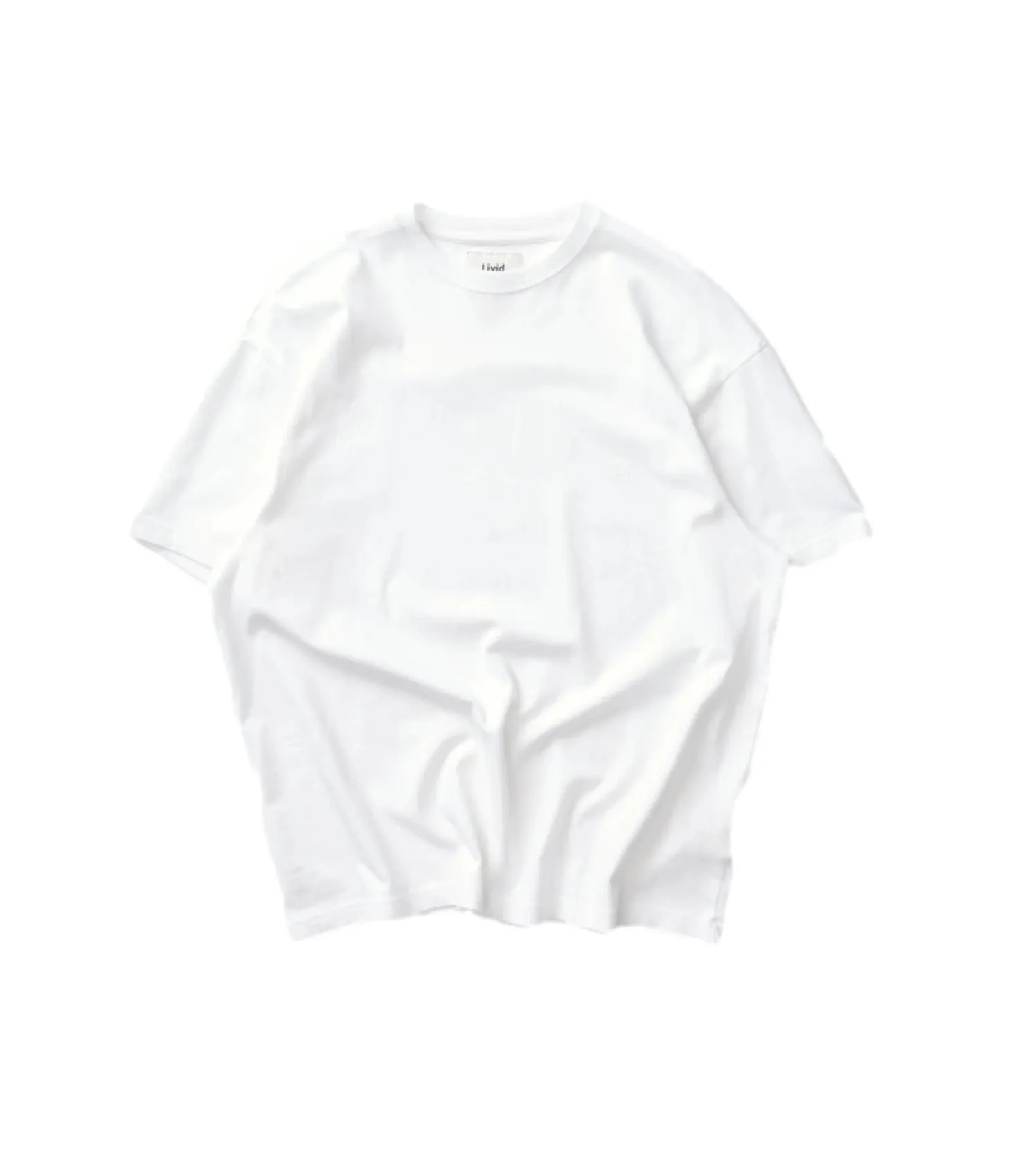 Livid Nelson Organic White T-shirt Hvit
