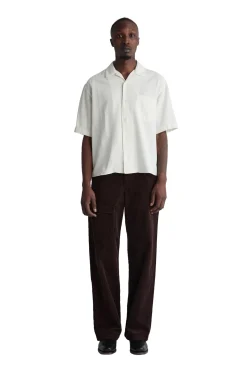 Livid Stone Loose Skjorte Hvit