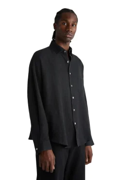 Livid Tim Black Bonded Skjorte Sort