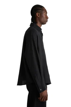 Livid Tim Black Bonded Skjorte Sort