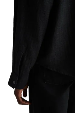 Livid Tim Black Bonded Skjorte Sort