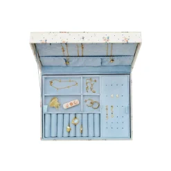 Maanesten Margaret Jewelry Box Smykkeskrin Beige Og Blå