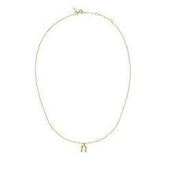 Maanesten N Alphabet Smykke Gull