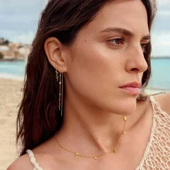 Maanesten Sirena Earrings Øredobber Gull