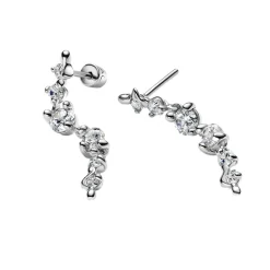 Maria Black Arctic Earrings Medium Pair Øredobber Sølv