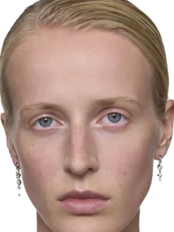 Maria Black Arctic Earrings Medium Pair Øredobber Sølv