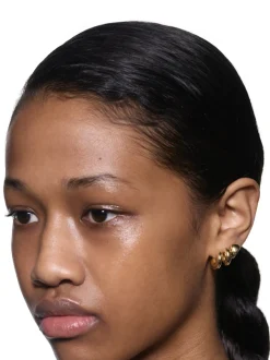 Maria Black Coil Crawler Earring Right Øredobber Gull