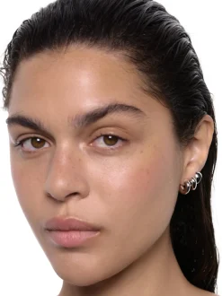 Maria Black Coil Crawler Earring Left Øredobber Sølv