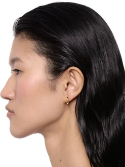 Maria Black Coil Curl Studs Pair Øredobber Gull