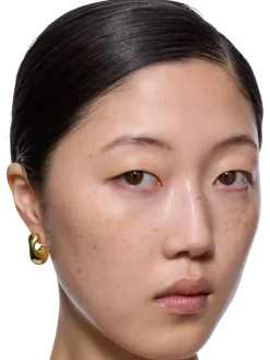 Maria Black Dolphin Earrings Small Pair Øredobber Gull