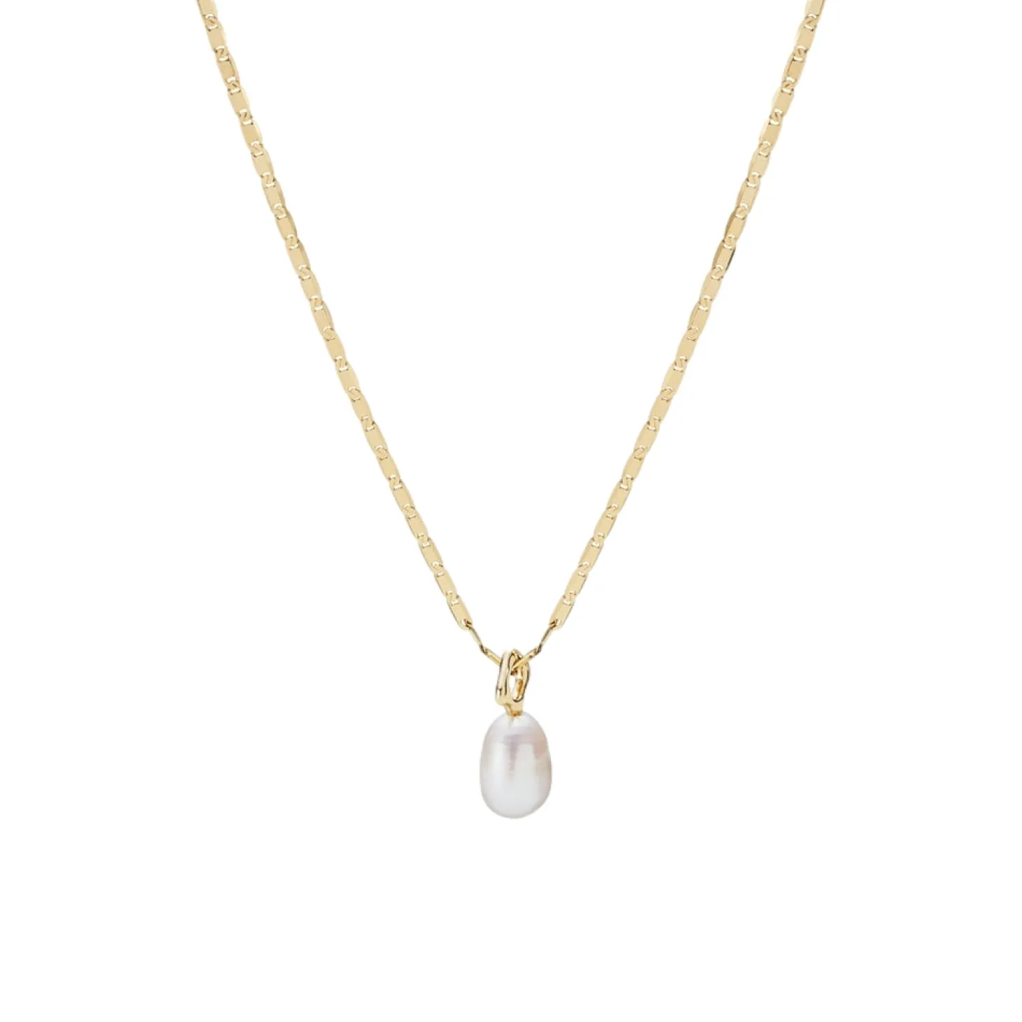 Maria Black Peblinge Necklace Gold Smykke Gull