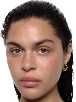 Maria Black Saddle Earrings Small Øredobber Gull