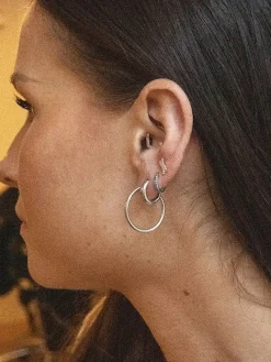 Maria Black Senorita 20 Hoop Øredobber Sølv