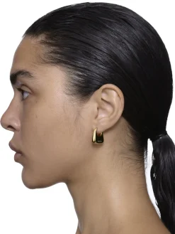 Maria Black Tote Earrings Medium Pair Øredobber Gull