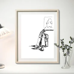 ole-kristian joki haukeberg Sort/hvitt A4 Kunst