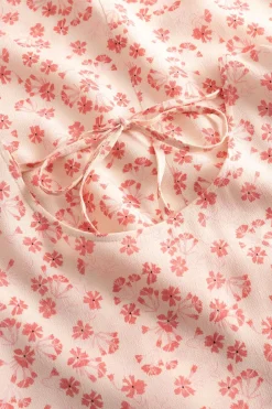 Once Untold Athilda Dress Kjole Beige Og Rosa