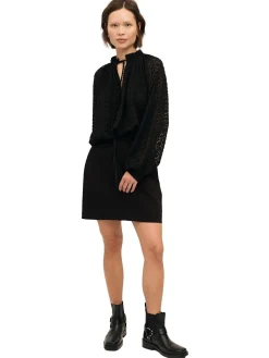 Once Untold Glint Skirt Skjørt Sort